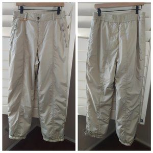 Vintage Bogner Cream Color  Ski Snowboard Pants Lightly Insulated  Sz 12